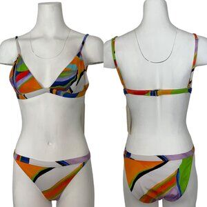 Mara Hoffman Astrid Top Lenni Bottom Two Piece Bikini L Swimsuit